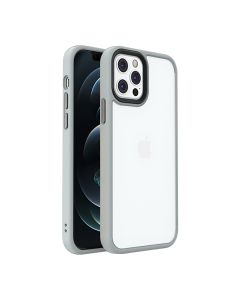 Чохол накладка Mate Plus Metal Buttons Case для iPhone 13 Pro Max Silver