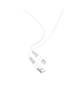 Кабель XO NB225 Micro USB 1m 2.4A Silicone White
