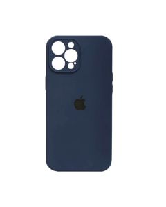 Чехол Soft Touch для Apple iPhone 13 Pro Midnight Blue with Camera Lens Protection Square