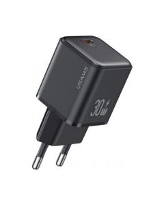 СЗУ Usams US-CC186 X-ron Single USB PD30W Fast Charger Black (CC186TC01)