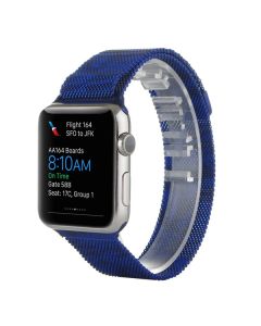 Ремешок для Apple Watch 38mm/40mm Milanese Loop Watch Band Comouflage Blue