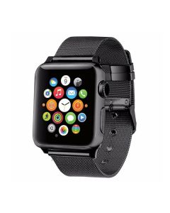 Ремешок для Apple Watch 38mm/40mm Milanese Loop Watch Band with buckle Black