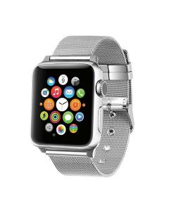 Ремешок для Apple Watch 38mm/40mm Milanese Loop Watch Band with buckle Silver