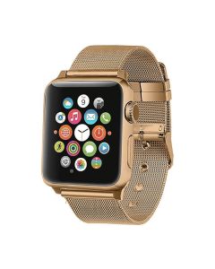 Ремешок для Apple Watch 38mm/40mm Milanese Loop Watch Band with buckle Vintage Gold