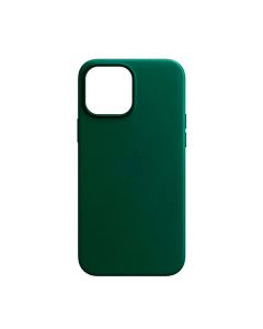 Чохол Leather Case для iPhone 13/14 with MagSafe Military Green