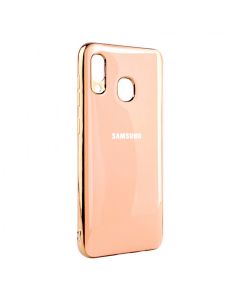 Чохол Molan Soft Glass для Samsung A20-2019/A205/A30-2019/A305 Pink Sand
