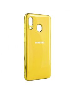 Чохол Molan Soft Glass для Samsung A20-2019/A205/A30-2019/A305 Yellow