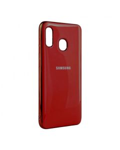 Чохол Molan Soft Glass для Samsung A40-2019/A405 Red