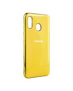 Чохол Molan Soft Glass для Samsung A40-2019/A405 Yellow