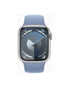 Смарт-годинник Apple Watch Series 9 41mm Silver with Blue Band (MR903) S/M українська версія