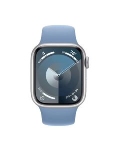 Смарт-годинник Apple Watch Series 9 41mm Silve with /Blue (MR903) S/M українська версія