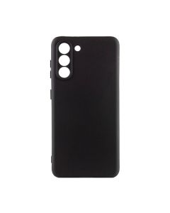 Чехол Original Soft Touch Case for Samsung S21 FE/G990 Black with Camera Lens