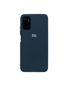 Чехол Original Soft Touch Case for Xiaomi Poco M3  Pro/Note 10 5G Navy Blue