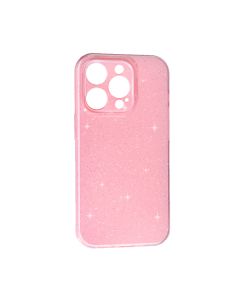 Чехол Silicon Shiny Case iPhone 14 Pro Max Glitter Pink