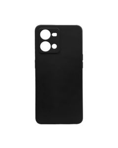 Чохол Original Soft Touch Case for Oppo Reno 7 4G  Black with Camera Lens