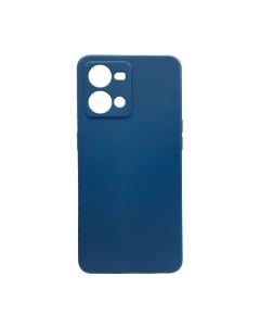 Чохол Original Soft Touch Case for Oppo Reno 7 4G  Dark Blue with Camera Lens