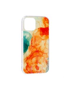 Чохол накладка Chameleon Marble Case для iPhone 13/14 Orange