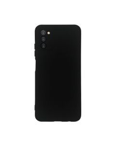 Чохол Original Soft Touch Case for Samsung A03s-2021/A037 Black with Camera Lens