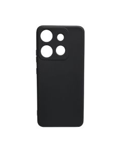 Original Silicon Case Xiaomi Redmi Note12 Pro 5G Black with Camera Lens