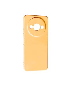 Чехол Original Soft Touch Case for Xiaomi Redmi A3/Poco C61 Peach with Camera Lens