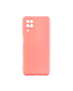 Чехол Original Soft Touch Case for Samsung A12-2021/A125/M12-2021 Peach with Camera Lens