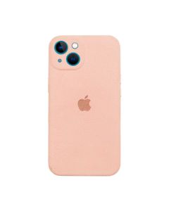Чохол Alcantara для Apple iPhone 13/14 with Camera Lens Light Pink