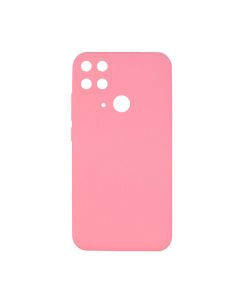 Чехол Original Soft Touch Case for Xiaomi Redmi 10с/Poco C40 Pink with Camera Lens