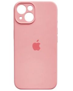 Чехол Soft Touch для Apple iPhone 13/14 Pink with Camera Lens Protection Square