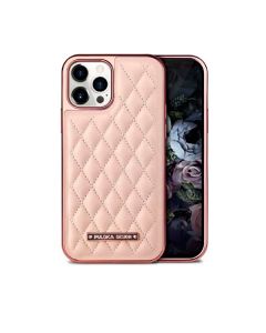 Чохол Puloka Leather Case для iPhone 12/12 Pro Pink