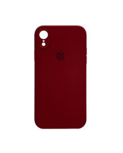 Чехол Soft Touch для Apple iPhone XR Plum with Camera Lens Protection Square