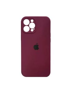 Чехол Soft Touch для Apple iPhone 13 Pro Plum with Camera Lens Protection Square