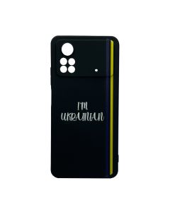 Чохол Wave We are Ukraine Case Xiaomi Poco X4 Pro 5G Black I`m Ukrainian with Camera Lens
