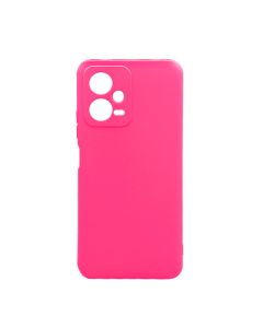 Чехол Original Soft Touch Case for Xiaomi Redmi Note12 5G/Poco X5 5G Ultra Pink with Camera Lens