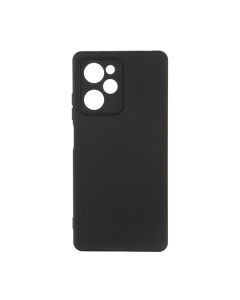 Чехол Original Soft Touch Case for Xiaomi Poco X5 Pro 5G Black with Camera Lens