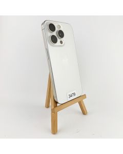 Apple iPhone 15 Pro 128GB White Titanium Б/У  №3479 (Стан 8/10)