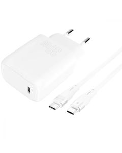 МЗП Proove Silicone Power 30W White Type-C to Type-C cable (WCSP30022202)