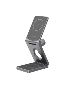 Беспроводное зарядное устройство Proove Titan Volt 3 in 1 Grey