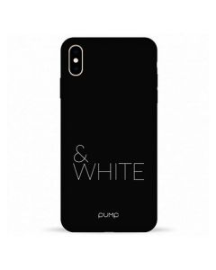 Чехол Pump Minimalistic Case для iPhone XS Max Black and White