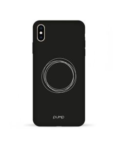 Чехол Pump Minimalistic Case для iPhone XS Max Circles on Dark