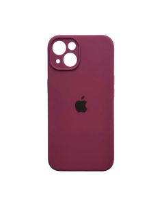 Чехол Soft Touch для Apple iPhone 13/14 Purple with Camera Lens Protection Square