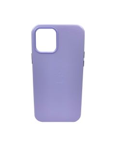 Чохол Leather Case для iPhone 12 Pro Max with MagSafe Elegant Purple