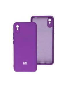 Чехол Original Soft Touch Case for Xiaomi Redmi 9a Purple with Camera Lens