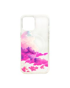 Чехол Wave Above Case для iPhone 13 Clear with MagSafe Purple Sunrise