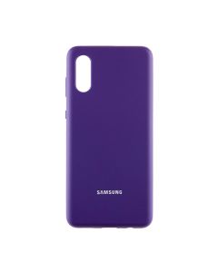 Чехол Original Soft Touch Case for Samsung A02-2021/A022 Purple