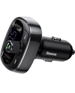 FM Modulator Baseus FM Launcher S-09 2.4A 2USB Black (CCMT000301)