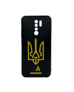 Чохол Wave We are Ukraine Case Xiaomi Redmi 9 Black U&A with Camera Lens