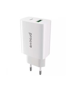 МЗП Proove Rapid 20W (Type-C + USB) White