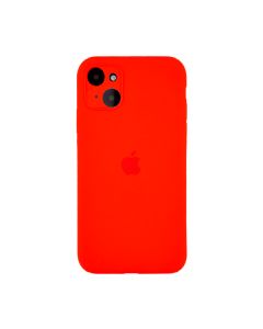 Чехол Soft Touch для Apple iPhone 13/14 Red with Camera Lens Protection