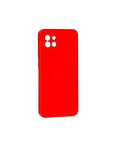 Чехол Original Soft Touch Case for Samsung A03-2022/A035  Red with Camera Lens