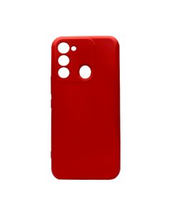 Чехол Original Soft Touch Case for Tecno Spark Go 2022/Spark 8c Red with Camera Lens